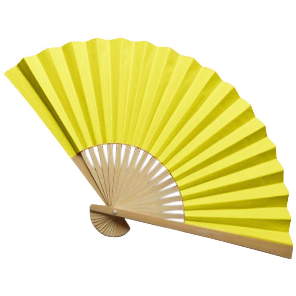 Louisalu Chinese Style Hand Held Fan Bamboo Paper Folding Fan Party Wedding Decor