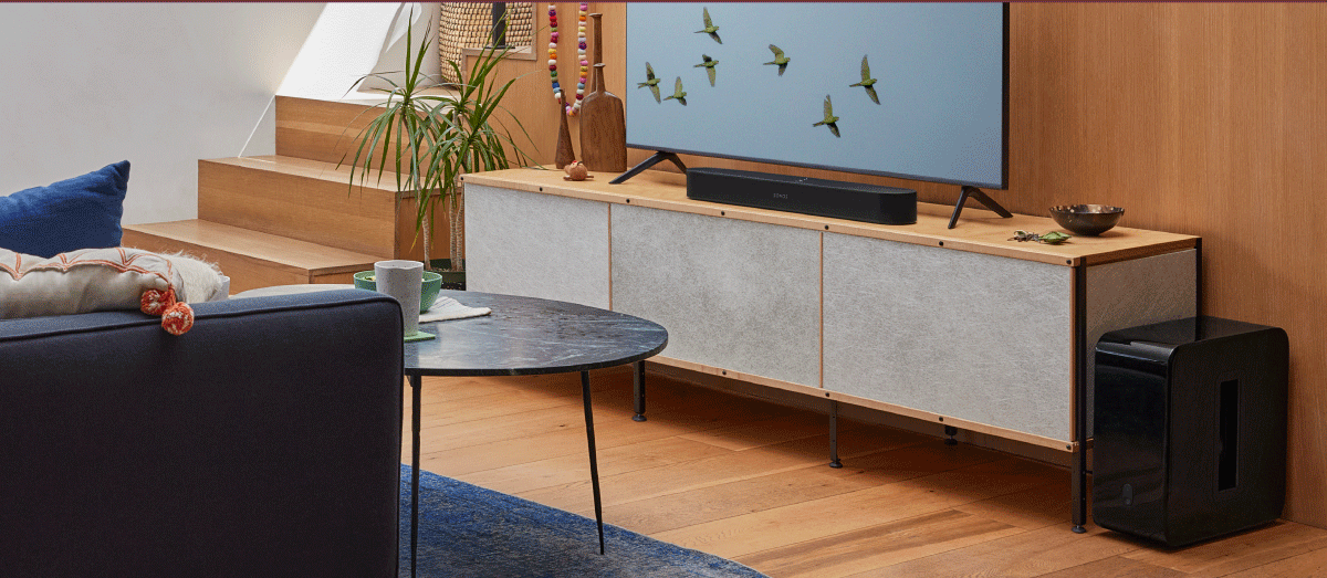 3.1 Sonos Beam (Gen 2) With Dolby Atmos Set with Sub - Wireless Home Theater System For TV [Deliver White in Early Dec]