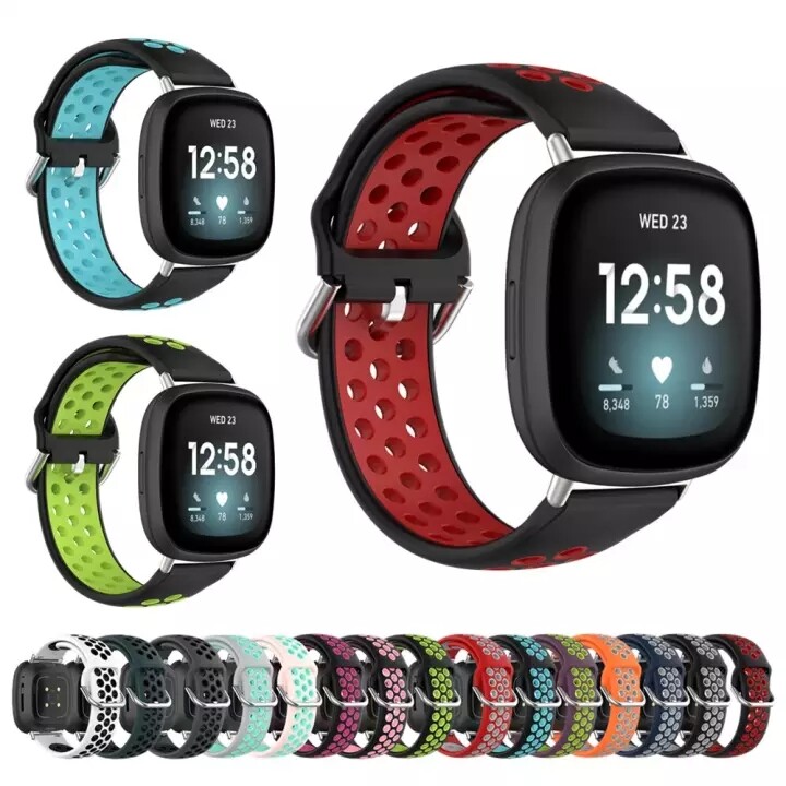 Silicone Sport Bracelet Strap For Fitbit Versa 3 / Sense Replacement Watch Band Correa For Sense Versa3 Wrist Strap Accessories